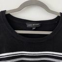 Lane Bryant  Short Sleeve Striped Ruched Lightweight Sweater 22/24 Photo 4