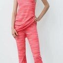 ZARA  Flare Knit Ribbed Pull On Knit Pants Red Size S Photo 1