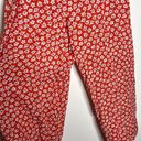 Old Navy NWT  Red Floral Sleeveless Cropped Jumper Jumpsuit Photo 6