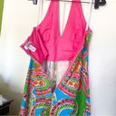 Lilly Pulitzer Dress Chellis Halter Paisley Maxi Summer Jewel Of The Pool 2 GUC Photo 6