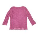 Fashion Bug  Vintage Y2K Frilly Pink Lace Sweetheart Neck Blouse Size XL Photo 1