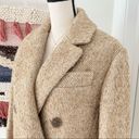 Vince  Boucle Wool Twill Double-Breasted Peacoat Beige Size S NWT Photo 4