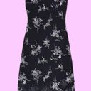 Byer California Y2K BYER TOO! Black Flower Print Dress with  asymmetrical hem  Size Large Photo 5