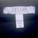 Delia's Delia’s Black Sequined Long Sleeve Pullover Sweatshirt Photo 4