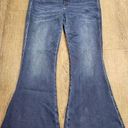 Vervet FLYING MONKEY Jeans Women's 27 High Rise Super Flare Blue Denim Y2K Hippie Style Photo 0