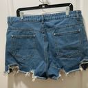 Pretty Little Thing  Distressed Denim Shorts Size 20 Photo 2
