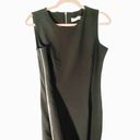 Calvin Klein black Midi dress Classy Side Zippers detail silver hardware women 6 Photo 2