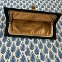 Macy's Vintage Made in Italy for Macy’s Taupe Leather‎ Clutch Photo 5