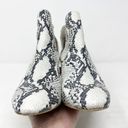 Steve Madden [] Rookie Bootie Snakeskin Cut-Out Side Split Shaft Ankle Boots 10 Photo 6