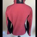 Mountain Hardwear Mountain Hard Wear‎ women size 6 Fleece Jacket Pink Black full zip Photo 2