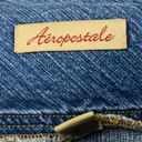 Aeropostale Vintage Y2K  Low Waisted Pleated Denim Mini Skirt Photo 2