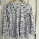 Roller Rabbit  Blue Hearts Pajama Top size Small Photo 1