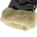 U.S. Polo Assn. Madison Black And Cream Faux Fur Lined Boots Photo 3