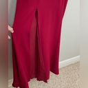 Dress the Population  Red Dress Sleeveless Sandra Crepe Trumpet Gown Sz Lg New Photo 8