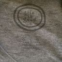 Life is Good  Keep It Simple logo gray classic fit crew neck t-shirt, size large Photo 2