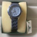 Lacoste  Women’s Rio Blue Purple Silicone Band Watch Round Face Photo 1