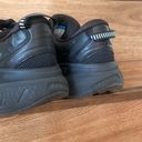 Hoka Clifton L Walking Tennis Shoes Unisex Womens 10 Mens 9 Solid Black EUC Photo 7