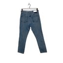 RE/DONE  Size 29 Double Needle Button Fly Crop Jeans in Light Vein Wash Photo 1