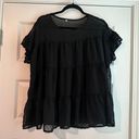 Black Blouse Size XL Photo 0