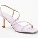 Ann Taylor New  Leather Strappy Heeled Sandals Sz 9 Orchid Bloom open toe 585420 Photo 0