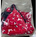 Victoria's Secret Victoria Secret Red Black 3 Piece Bathing Suit Bikini Top M Bottom L Skirt L Photo 15