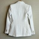 ZARA  white blazer with gold buttons size XS tweed double breasted Photo 5