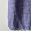 The Bar  By Melis Kozan Dress Womens Medium Blue Grey Stiched Knit Sweatshirt Casual Photo 5