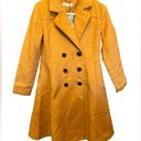 APTRO Women's Wool blend Double Breasted A Line long Pea Coat Camel Size XS NWT Photo 4