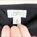 Loft Ann Taylor  Black Ann Wide Leg Dress Pants Sz 0 Photo 2