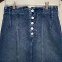 GRLFRND  Twiggy High Rise Denim Mini Skirt Size 28 Photo 1