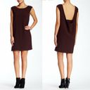 BB Dakota 🔷  Women's Burgundy Shift Dress Low Back Photo 1