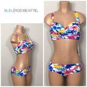 Bleu Rod Beattie  floral 34D+top/6-bottom. NWT Photo 14