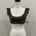 Cabana Del Sol Leopard Print Swim Top Photo 0