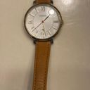 Fossil Watch Tan Leather Gold Face Photo 0