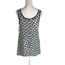 Karen Kane  Leaf Print Asymmetric Hem Tunic Tank Top Size S NWT Photo 2