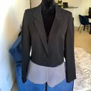 Daniel Rainn Black Grey Color-block Single Button Blazer Size Medium Photo 1