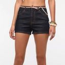 Urban Outfitters  BDG High Rise Erin 5 Pocket Shortie Dark Wash Jean Shorts 29” Photo 0