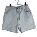 Lee ‎ Jeans High Rise Vintage Mom Shorts Womens Sz 16 Light Blue USA 100% Cotton Photo 0