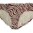 ANDIE  Swim Bottom Women Sz L Hipster Bikini Stripe Feminine Resort Retro Y2K NWT Photo 2