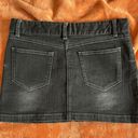 Y2K Black Denim Mini Skirt Photo 4