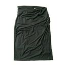 MM.LaFleur NWT  Soho Pencil in Black Ruched Stretch Jersey Pull-on Skirt +1 $140 Photo 0