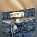 Abercrombie & Fitch Abercrombie Curve Love High Rise 90s Cutoff Denim Shorts Photo 7