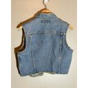 Breaker Light Blue Denim Vest Size L Size L Photo 3