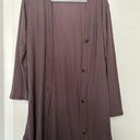 Maurice's Long Plum Cardigan Photo 0