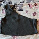 One shoulder matching set Gray Size M Photo 2