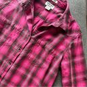 Ariat  // Pink Plaid Button Down Shirt Photo 2