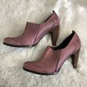 Envy  Ankle Bootie 10 Western Style Leather Crushin Mauve Cowgirl Southern Photo 10