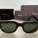 Tom Ford Snowden 50mm Acetate Wayfarer Sunglasses in Havana Tortoise Brown Photo 4