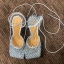 Bottega Veneta Sparkle Stretch High-Heel Sandals Photo 0