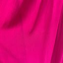 Badgley Mischka  Collection Magenta Fluorescent Chiffon Strapless Gown 10 Photo 14